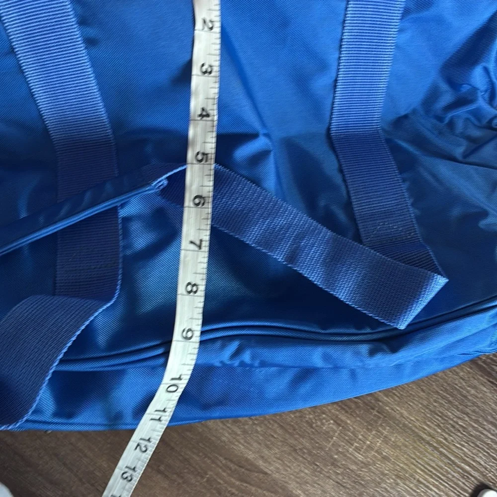 NWT Three Seven Vintage Style Blue Duffle Bag